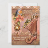 Uitnodigingen voor kerstfeestdagen (Achterkant)