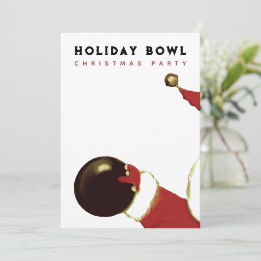 Uitnodigingen voor kerstfeestdagen (Staand voorkant)