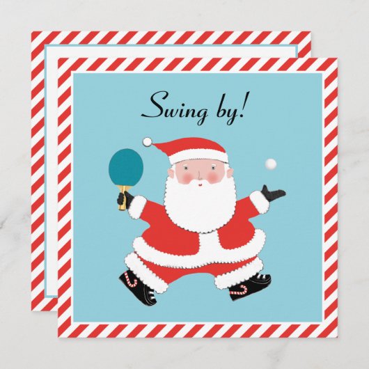 Uitnodigingen voor kerstfeestdagen (Voorkant / Achterkant)