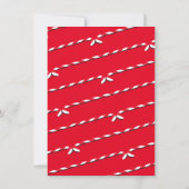 Uitnodigingen voor kerstfeestdagen in Chalkboard P (Achterkant)