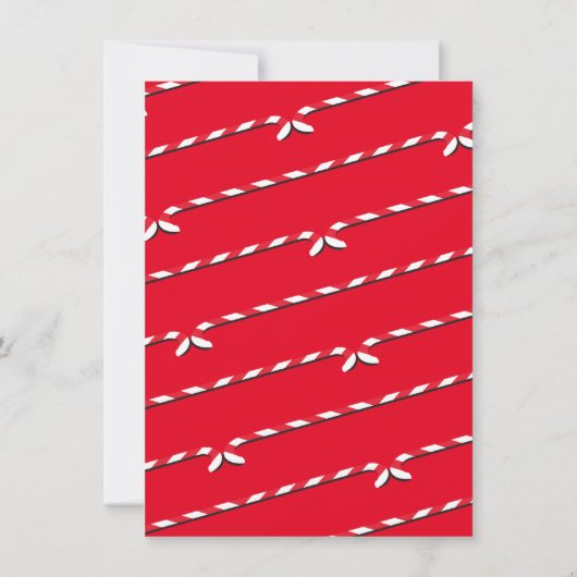 Uitnodigingen voor kerstfeestdagen in Chalkboard P (Achterkant)