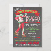 Uitnodigingen voor kerstfeestdagen in Chalkboard P (Voorkant)