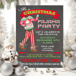 Uitnodigingen voor kerstfeestdagen in Chalkboard P<br><div class="desc">Chalkboard kerstfeest Pajama party Uitnodigingen Super schattig voor de Feestdagen, dit kerstfeest is voor volwassenen of kinderen met een pajama-thema. Met Santa Pj's en rendierschuivers, leuke lettertypen en banners op een krijtbordachtergrond. Met de hand getekende illustratie van McBooboo. Om meer veranderingen aan te brengen ga deze sjabloon personaliseren. Op de...</div>