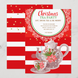 Uitnodigingen voor kerstfeestdagen in de Tea Party