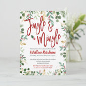 Uitnodigingen voor kerstfeestdagen in Jingle en Mi (Staand voorkant)