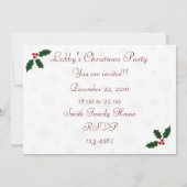 Uitnodigingen voor kerstfeestdagen in Labradors (Achterkant)