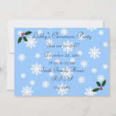 Uitnodigingen voor kerstfeestdagen in Labradors (Achterkant)