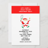 Uitnodigingen voor kerstfeestdagen in Tennis (Voorkant)