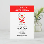 Uitnodigingen voor kerstfeestdagen in Tennis (Staand voorkant)