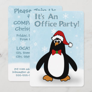 Uitnodigingen voor kerstfeestdagen Kantoor