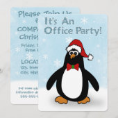 Uitnodigingen voor kerstfeestdagen Kantoor (Voorkant / Achterkant)