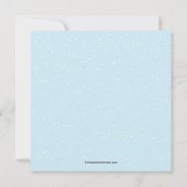 Uitnodigingen voor kerstfeestdagen met kerstmis (Achterkant)