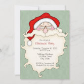 Uitnodigingen voor kerstfeestdagen met kerstmis (Voorkant)