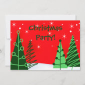 Uitnodigingen voor kerstfeestdagen op persoonlijke (Achterkant)