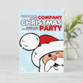 Uitnodigingen voor kerstfeestdagen van het bedrijf (Staand voorkant)