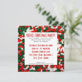 Uitnodigingen voor kerstfeestdagen van kantoor (Staand voorkant)