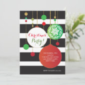 Uitnodigingen voor kerstfeestelijke feestdagen (Staand voorkant)