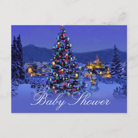 Uitnodigingen voor kerstfeestelijke steekpenningen (Voorkant)