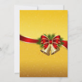 Uitnodigingen voor kerstklokken (Achterkant)