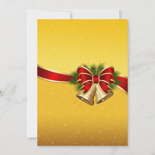 Uitnodigingen voor kerstklokken (Achterkant)