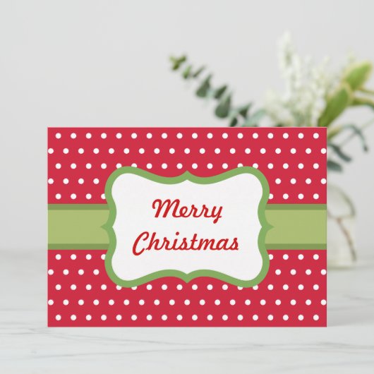 Uitnodigingen voor kerstkoekjes (Staand voorkant)