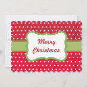 Uitnodigingen voor kerstkoekjes (Voorkant)