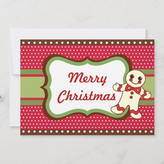 Uitnodigingen voor kerstkoekjes (Voorkant)