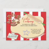 Uitnodigingen voor kerstkoekjesruil (Voorkant)