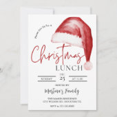 Uitnodigingen voor kerstlunch (Voorkant)