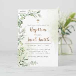 Uitnodigingen voor kerstmis en baptismal