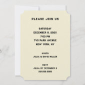 Uitnodigingen voor Kerstmis met Pickleball (Achterkant)