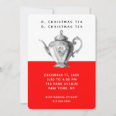 Uitnodigingen voor kerstthee (Voorkant)