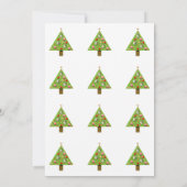 Uitnodigingen voor kerstthee (Achterkant)