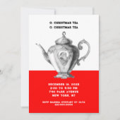 Uitnodigingen voor kerstthee (Voorkant)