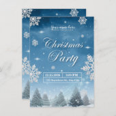 Uitnodigingen voor kerstvakantie, uitnodigingen vo (Voorkant / Achterkant)