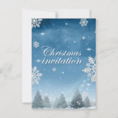 Uitnodigingen voor kerstvakantie, uitnodigingen vo (Achterkant)