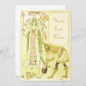 Uitnodigingen voor kinderfantasie (Voorkant / Achterkant)