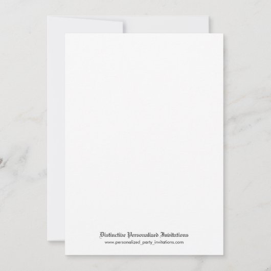 Uitnodigingen voor koninklijke huwelijksfeestjes (Achterkant)