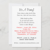 Uitnodigingen voor kunstdecoopstijl (Achterkant)