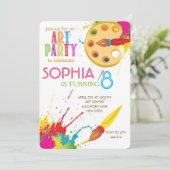 Uitnodigingen voor kunstfeesten (Staand voorkant)