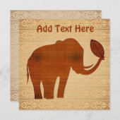 Uitnodigingen voor kunstontwerp op basis van ellef (Voorkant / Achterkant)