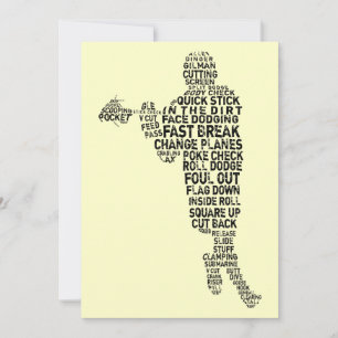 Uitnodigingen voor Lacrosse Player