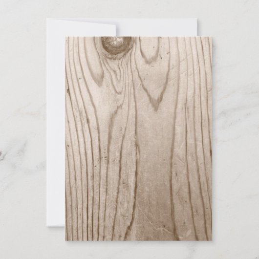 Uitnodigingen voor landelijke Mason Jar Rustic Bri (Achterkant)