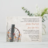 Uitnodigingen voor landwagenweduwen (Staand voorkant)