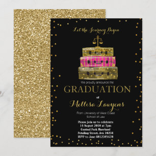 Uitnodigingen voor Law Graduation Party
