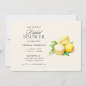 Uitnodigingen voor Lemon Bridal Shower (Voorkant)