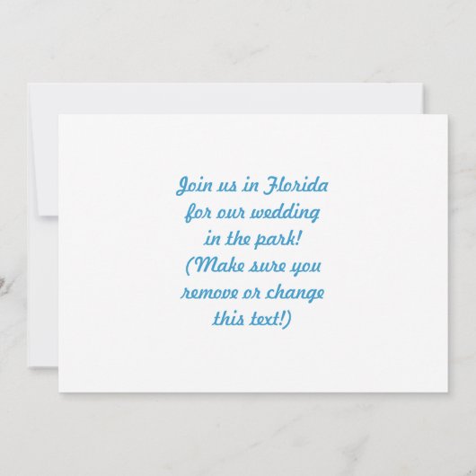 Uitnodigingen voor lentebommen (Achterkant)