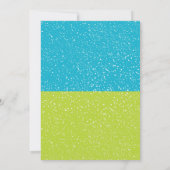 Uitnodigingen voor Little Monster Baby Shower (Achterkant)