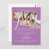 Uitnodigingen voor live videobabbelbruiloften of k (Voorkant / Achterkant)