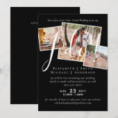 Uitnodigingen voor live videogesprek voor trouwfee (Voorkant / Achterkant)